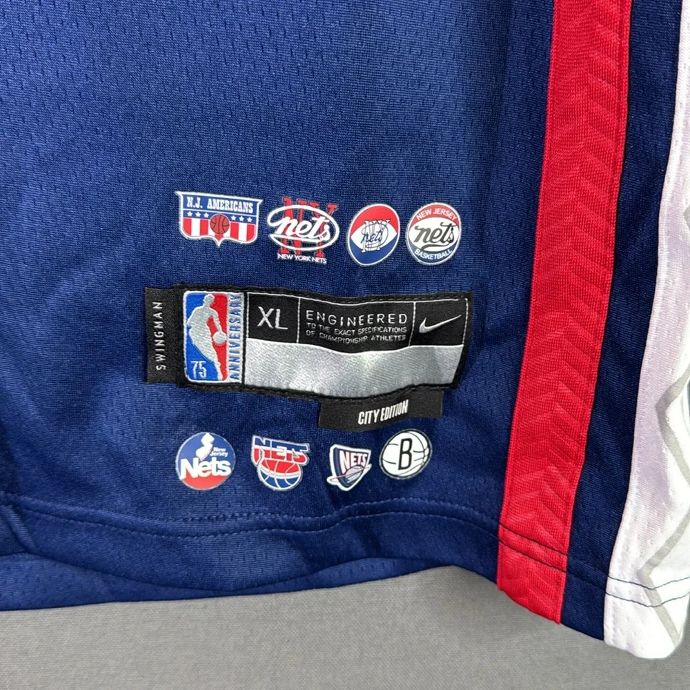 Nike Nets Harden Blue and Red Jersey size extra large youth‎